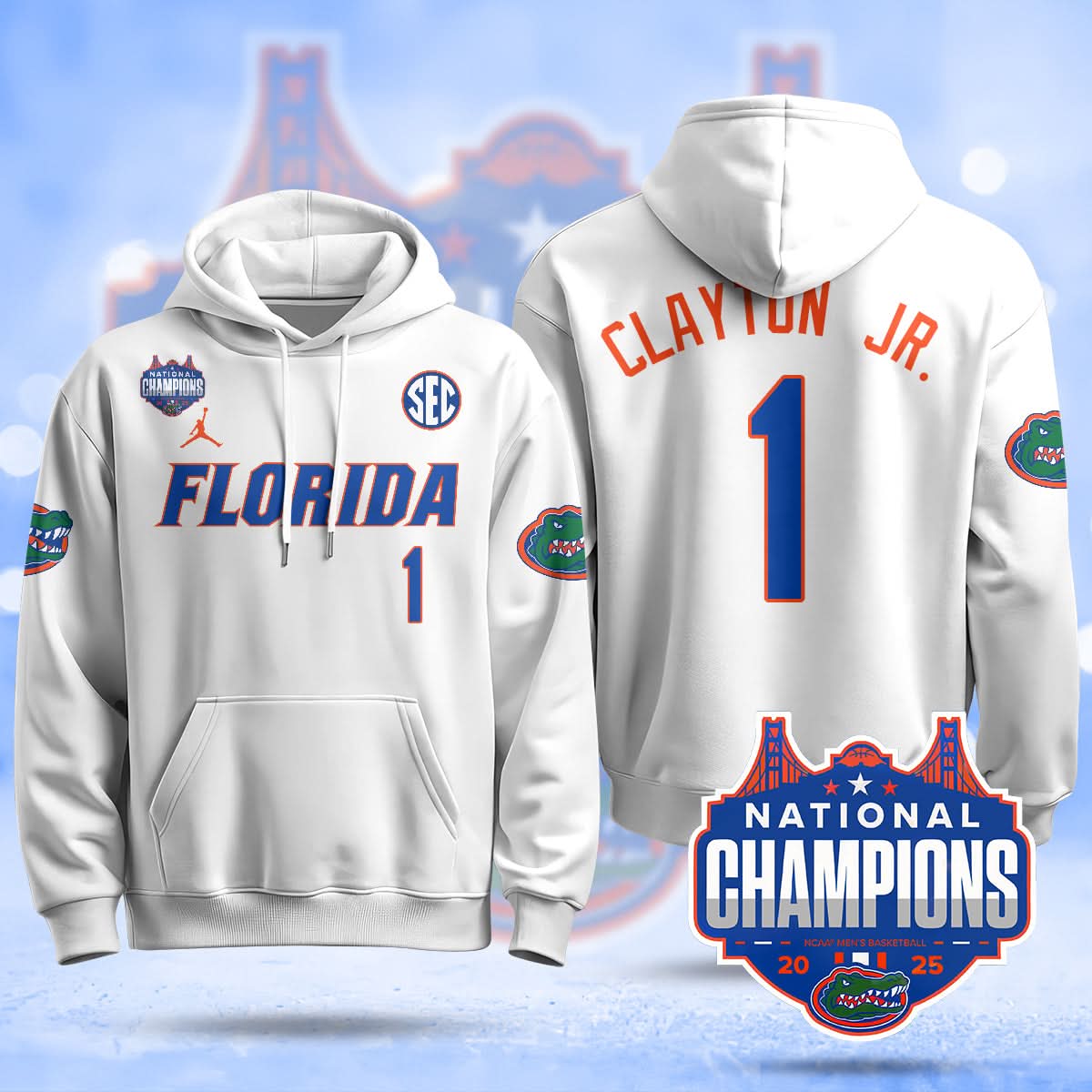 FG 2025 National Champions Basketball Hoodie - Stitched