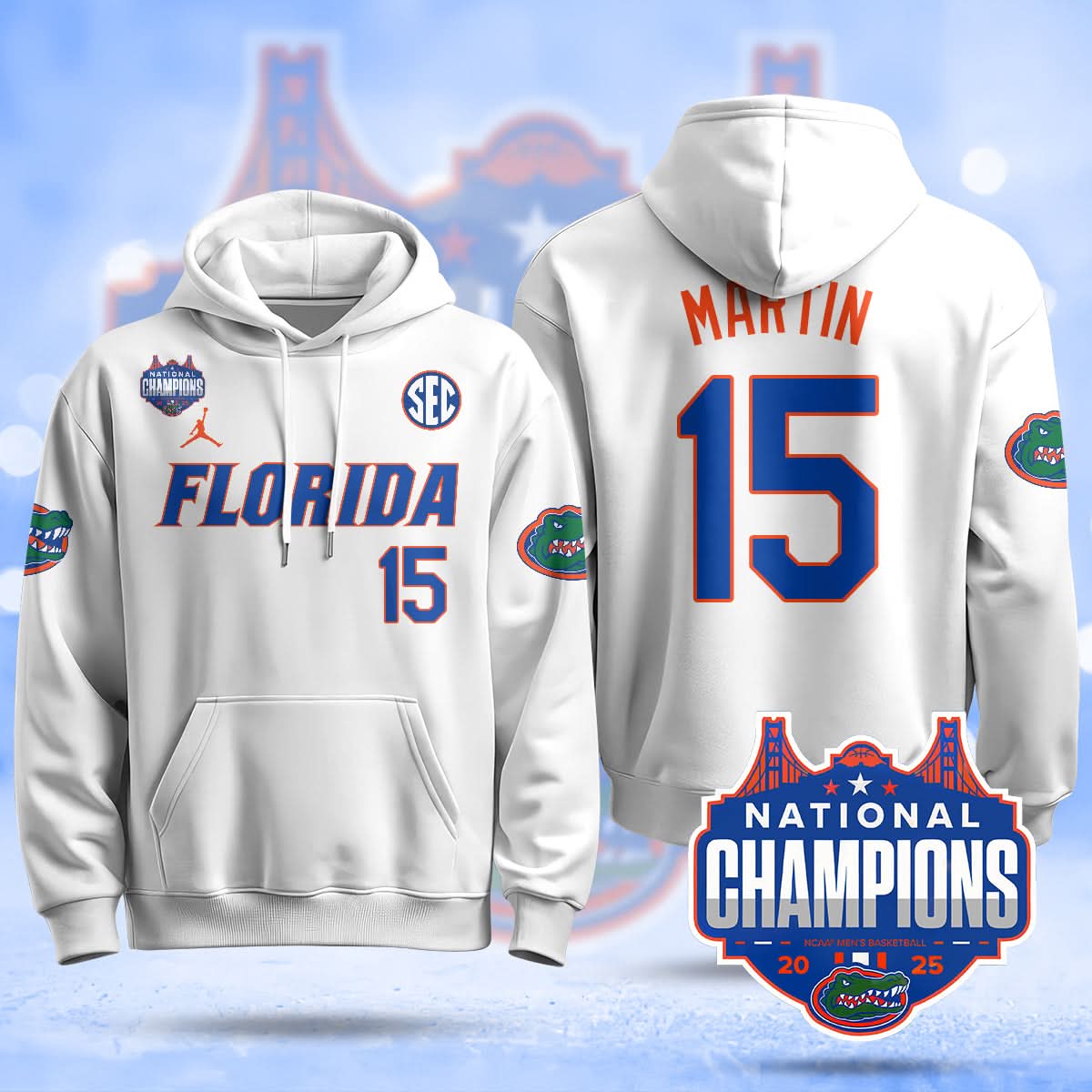 FG 2025 National Champions Basketball Hoodie - Stitched
