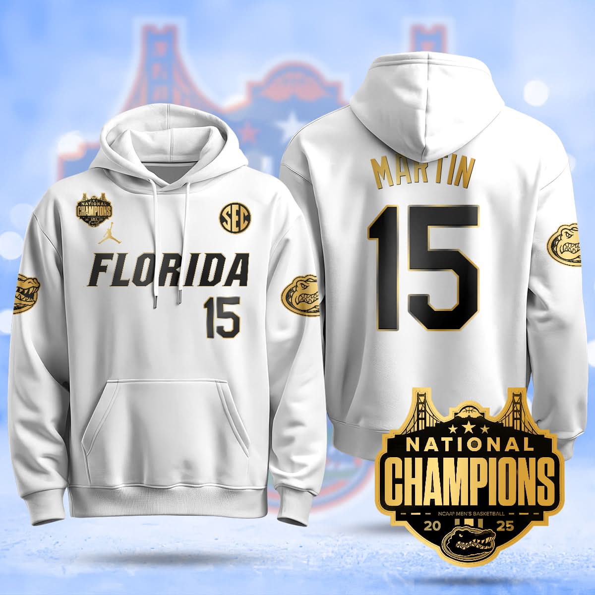 FG 2025 National Champions Basketball Hoodie - Stitched