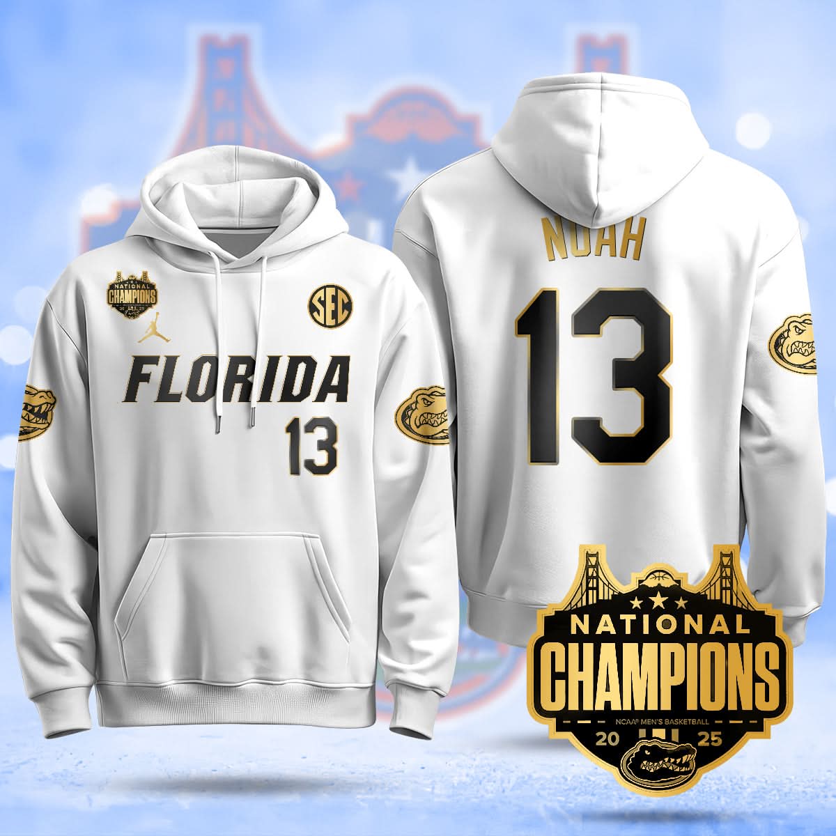 FG 2025 National Champions Basketball Hoodie - Stitched