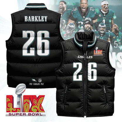 PE Unisex Puffer Vest - Printed