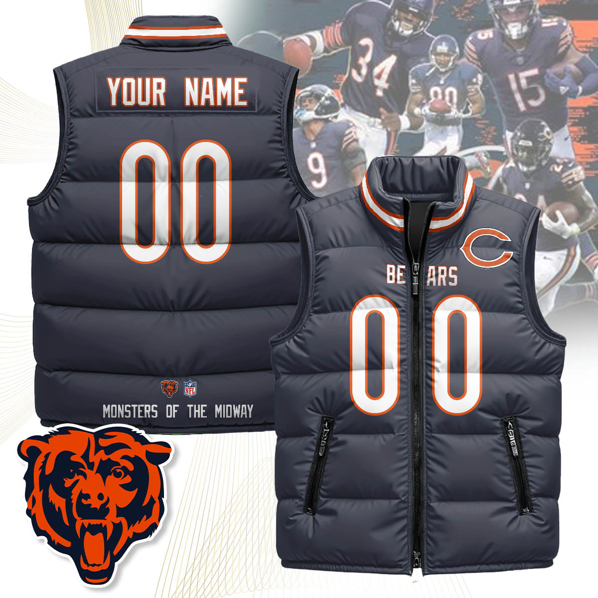 Personalized CB Unisex Puffer Vest
