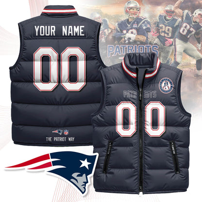 Personalized NEP Unisex Puffer Vest - Printed