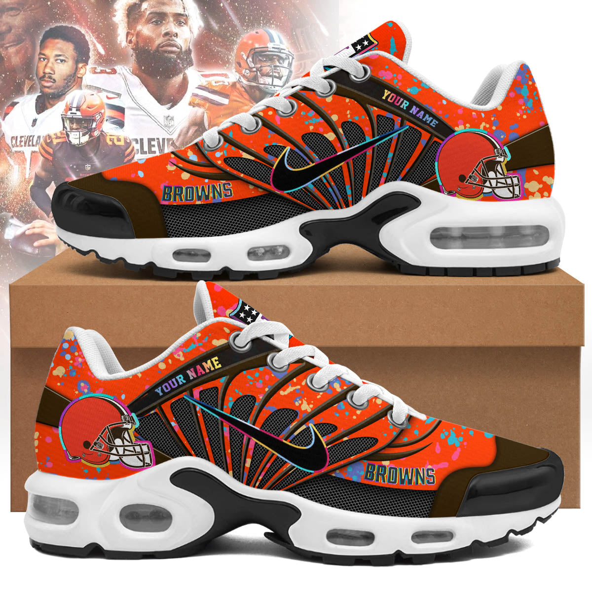 Cleveland Browns 2025 Crucial Catch Air Max Shoes