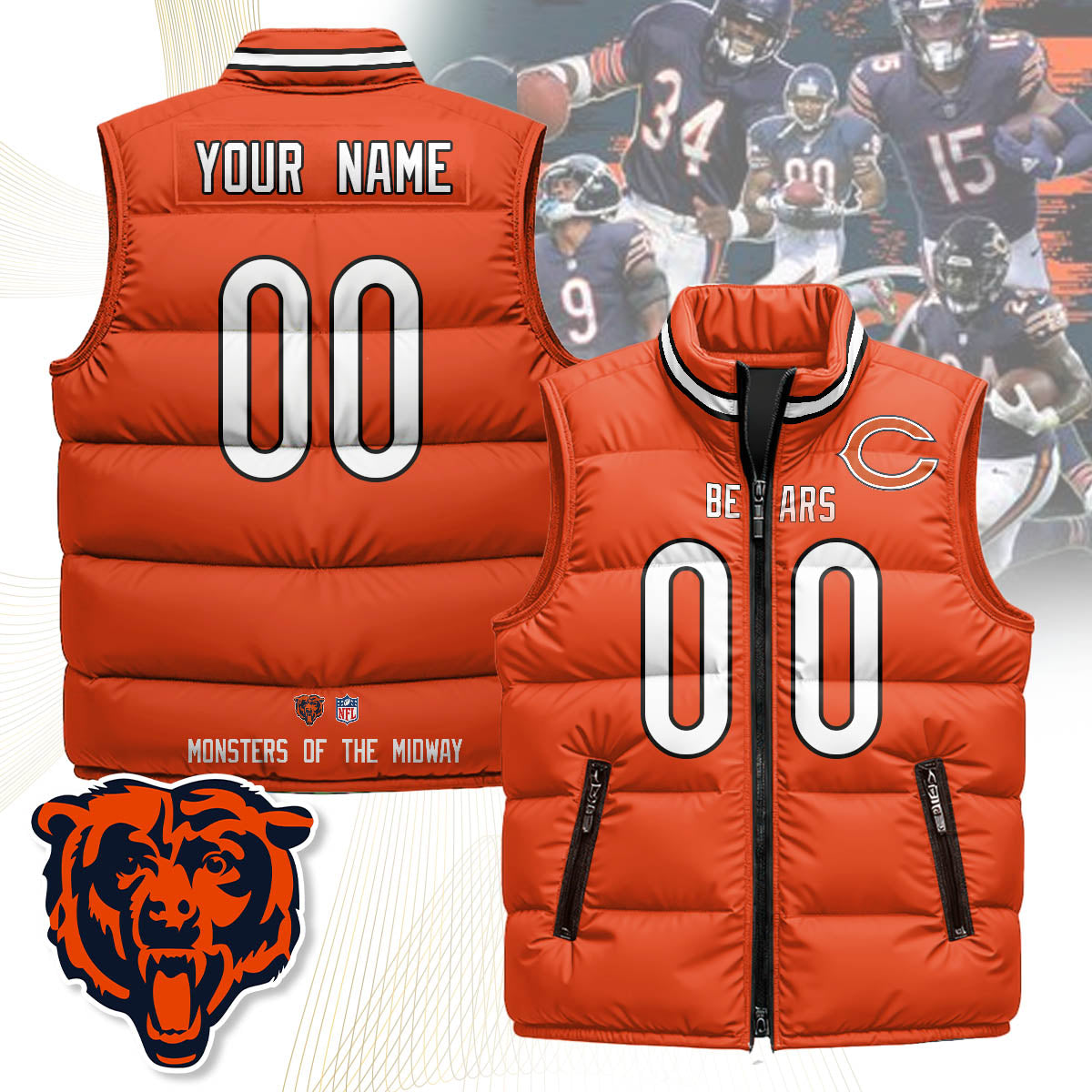 Personalized CB Unisex Puffer Vest