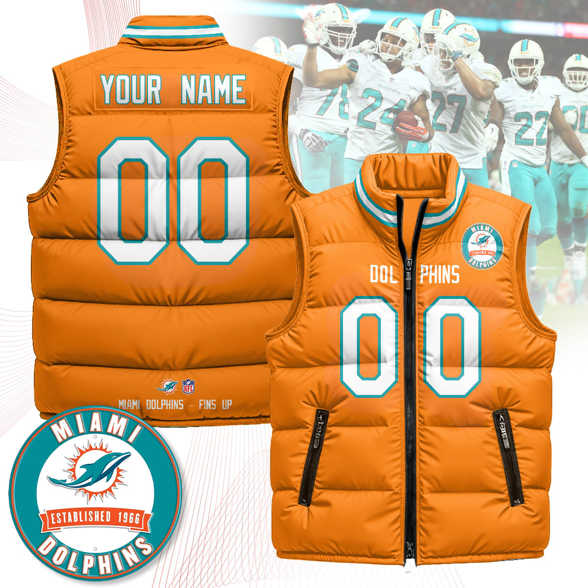 Personalized MD Unisex Puffer Vest - Printed