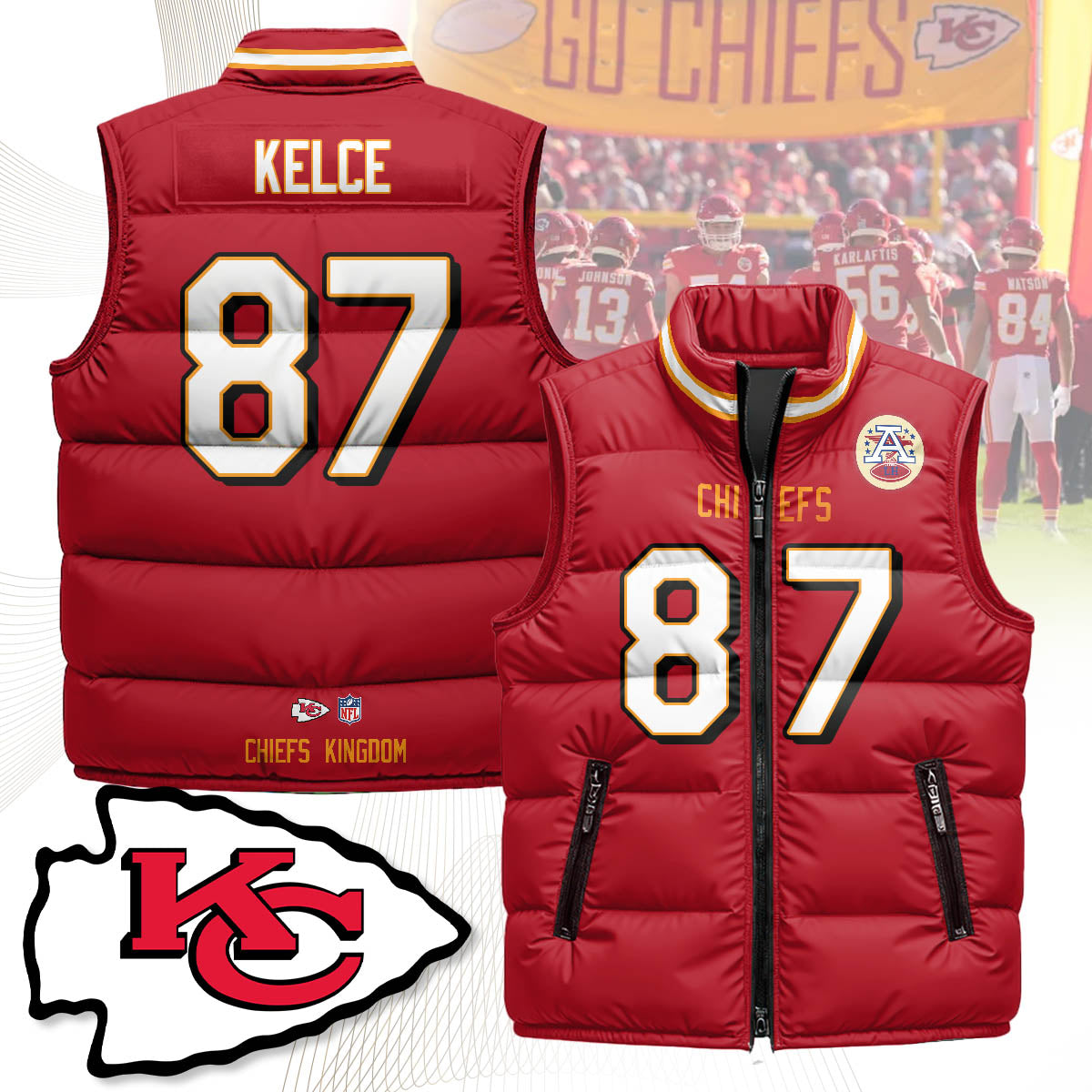 KCC Unisex Puffer Vest