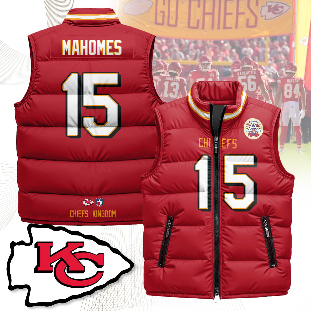 KCC Unisex Puffer Vest