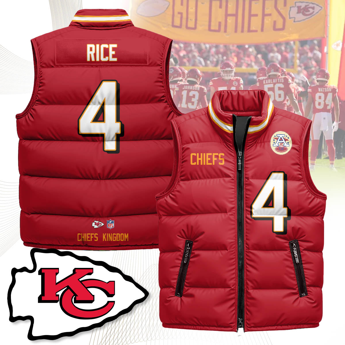 KCC Unisex Puffer Vest