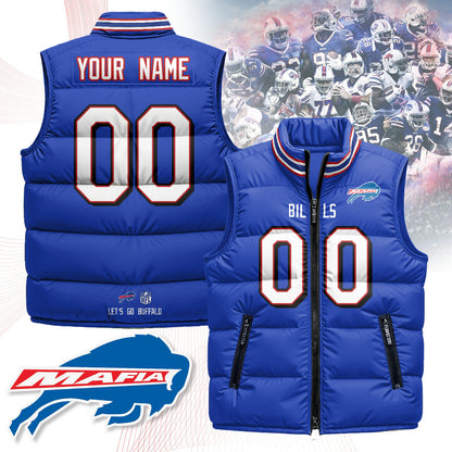 Personalized BB Unisex Puffer Vest - Printed