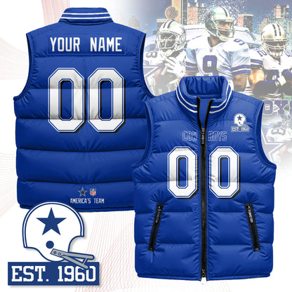 Personalized DC Unisex Puffer Vest - Printed