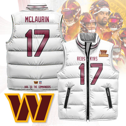 WC Unisex Puffer Vest - Printed
