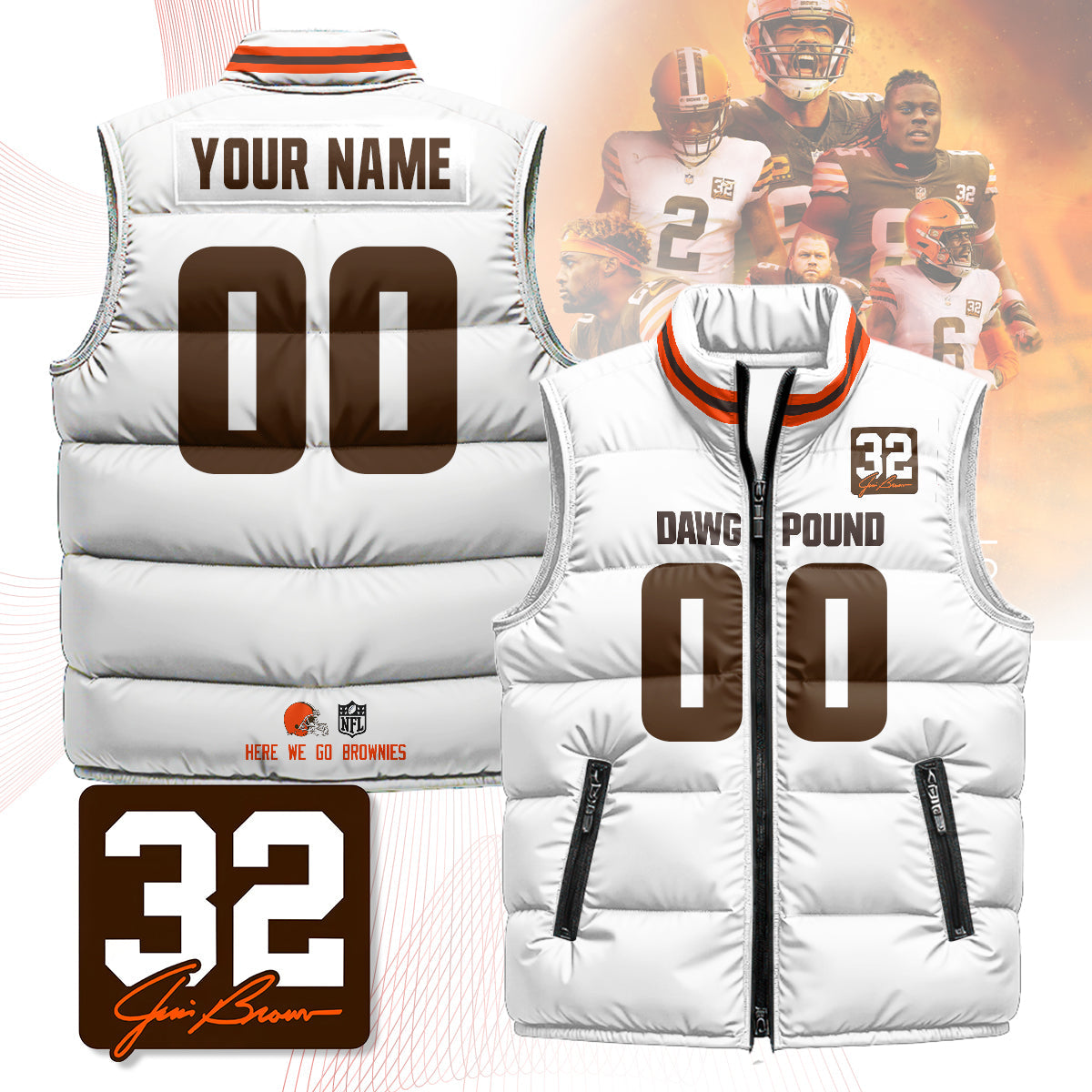 Personalized CB Unisex Puffer Vest