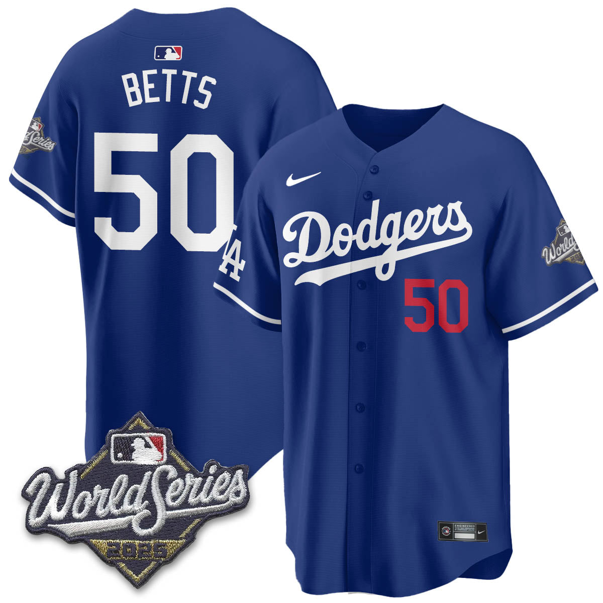 LAD 2025 World Series Jersey - Stitched