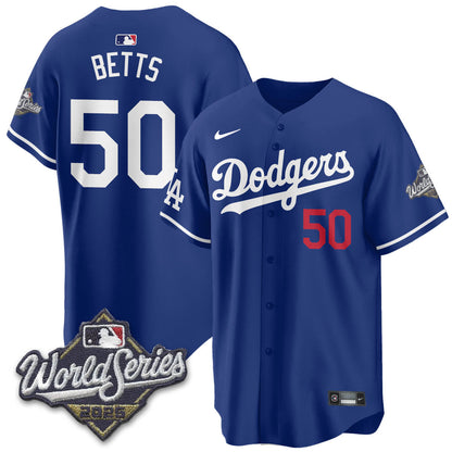 LAD 2025 World Series Jersey - Stitched