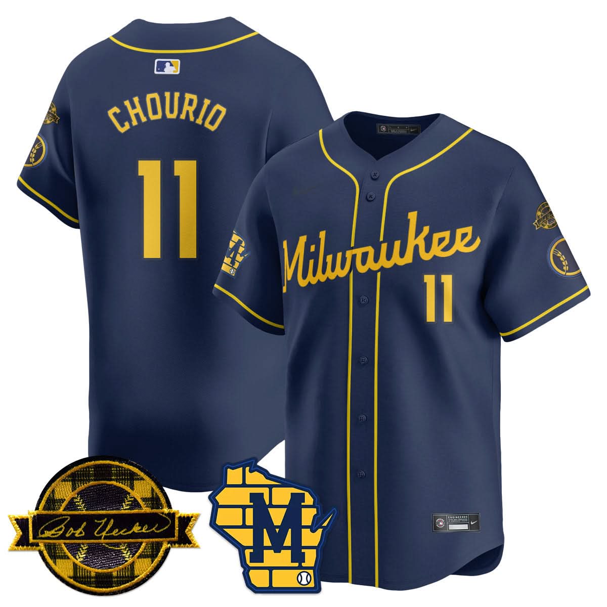 MB 2025 Limited Jersey - Bob Uecker Patch - Stitched