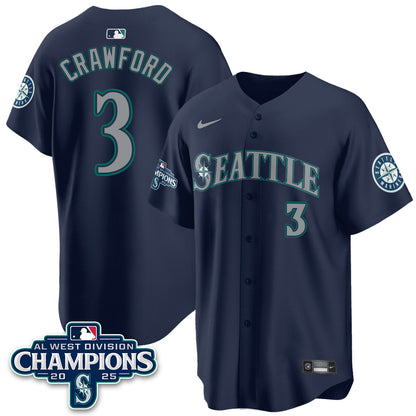 SM 2025 AL West Division Champions Jersey - Stitched