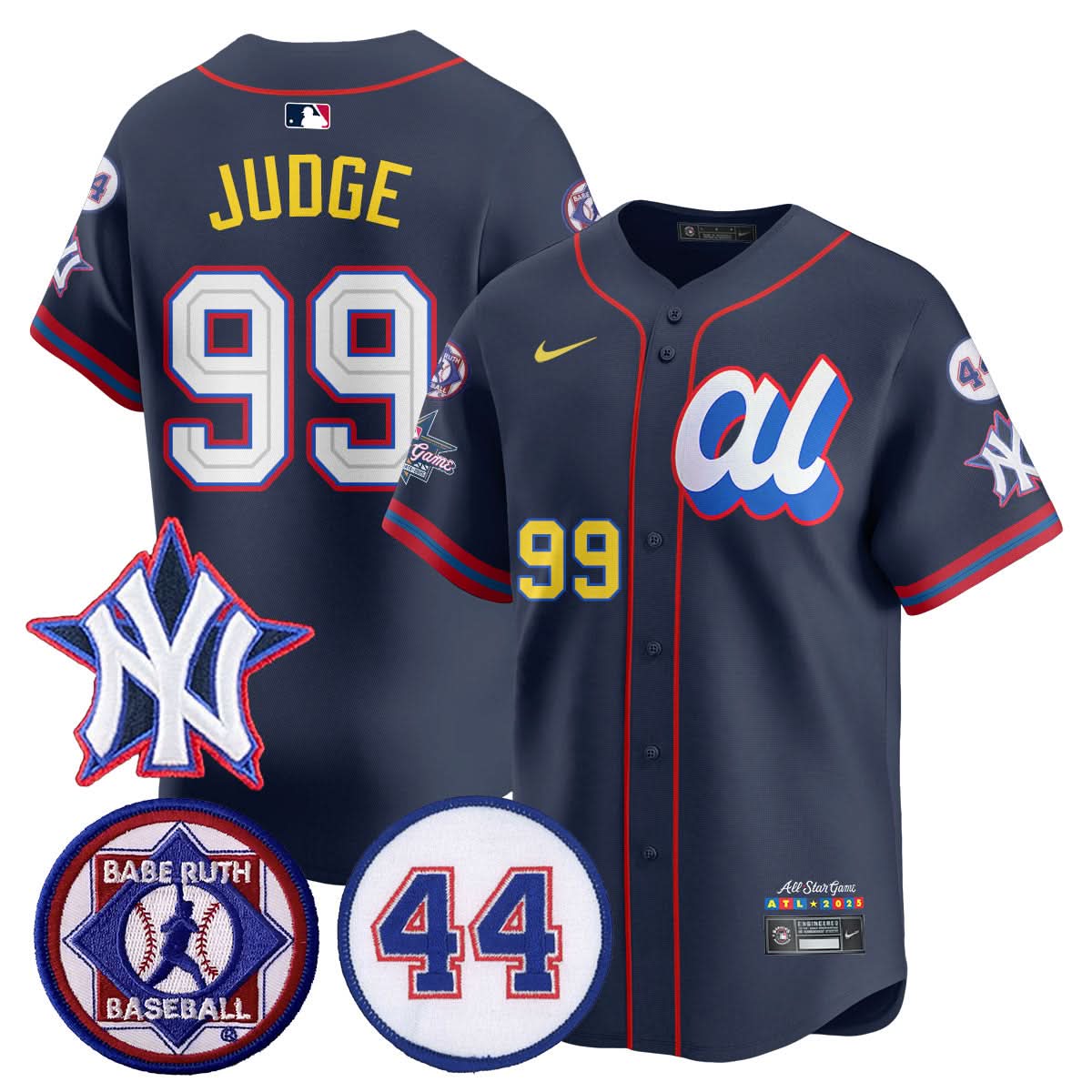 American League 2025 MLB All-Star Jersey - Stitched