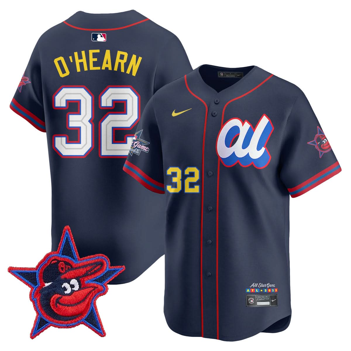 American League 2025 MLB All-Star Jersey - Stitched