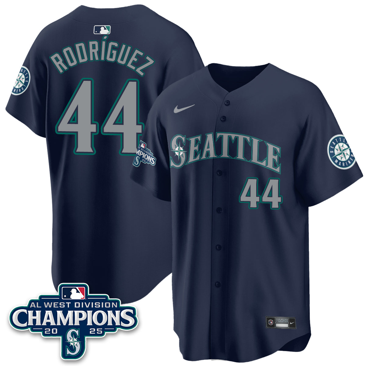 SM 2025 AL West Division Champions Jersey - Stitched