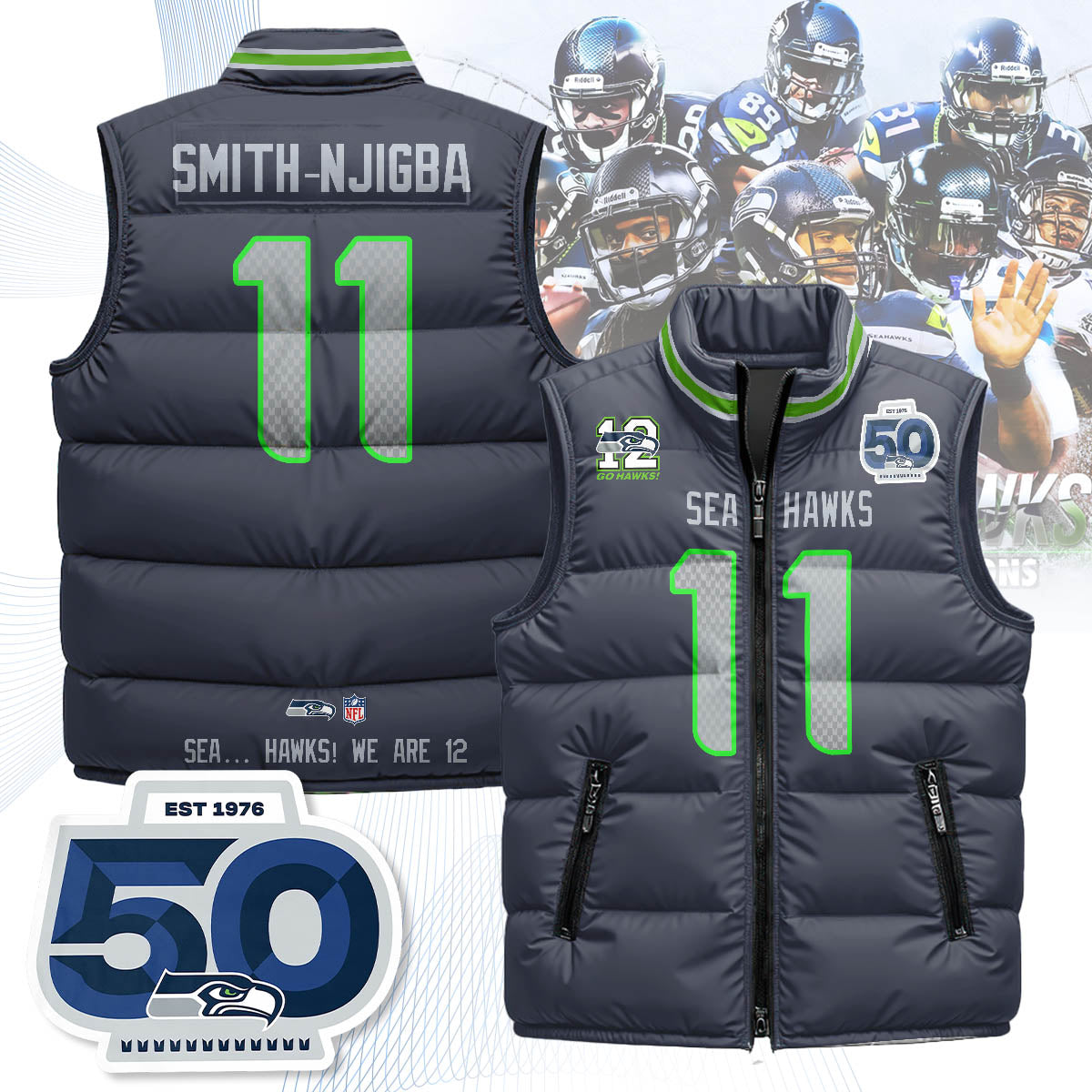 SEA Unisex Puffer Vest