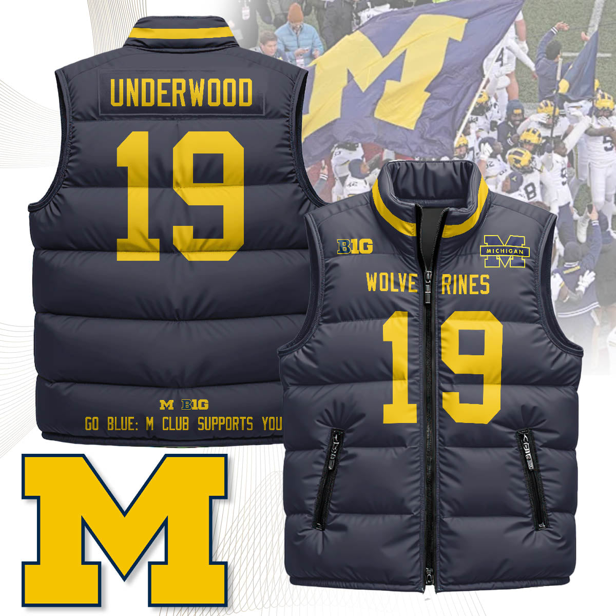 MW Unisex Puffer Vest