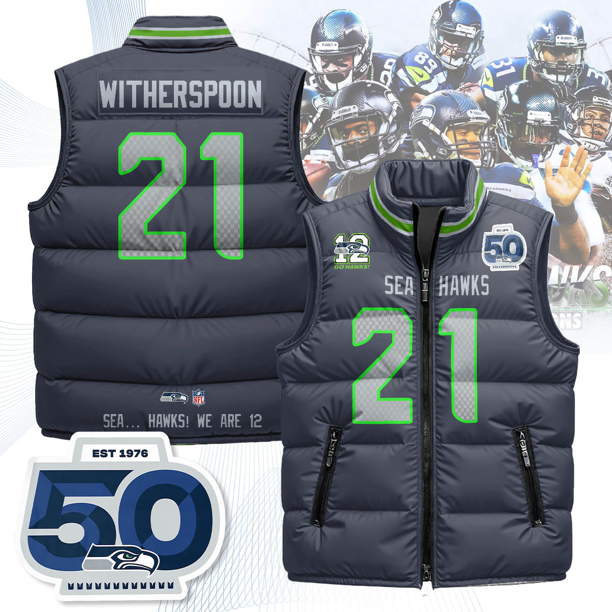 SEA Unisex Puffer Vest