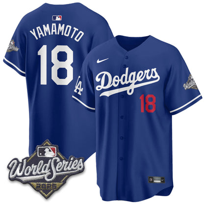 LAD 2025 World Series Jersey - Stitched