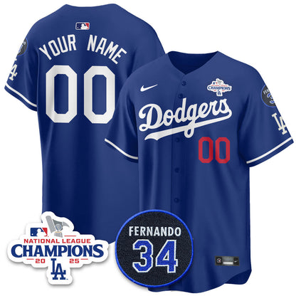 LAD 2025 NL Champions Custom Jersey - Stitched