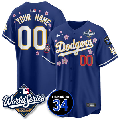 LAD Tokyo Series 2025 NL Champions Custom Jersey - Stitched