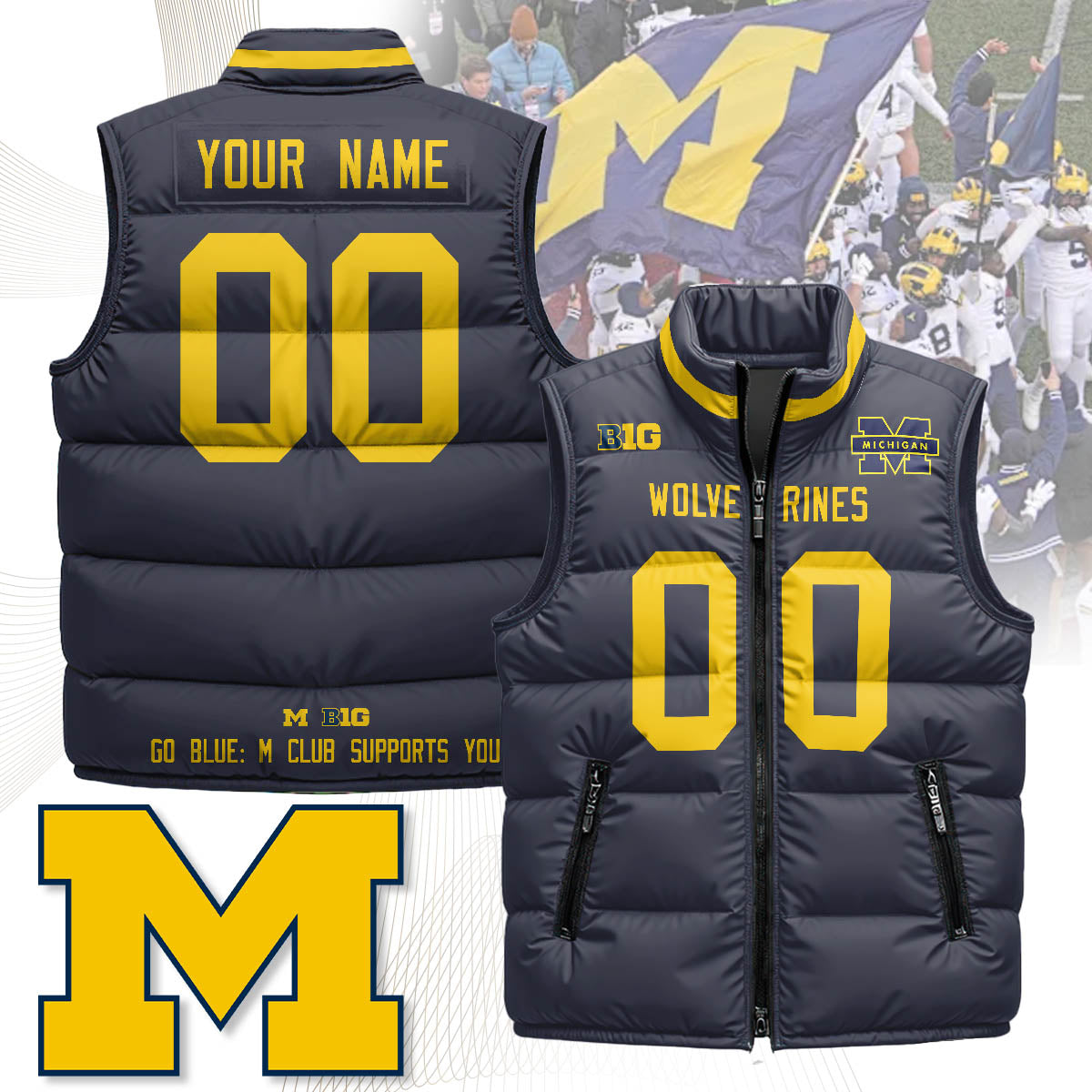 Personalized MW Unisex Puffer Vest