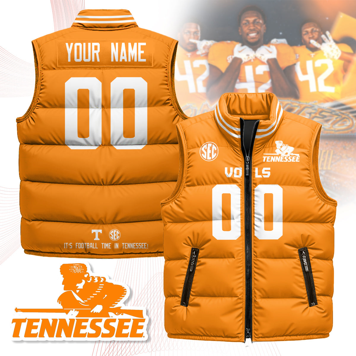 Personalized TV Unisex Puffer Vest