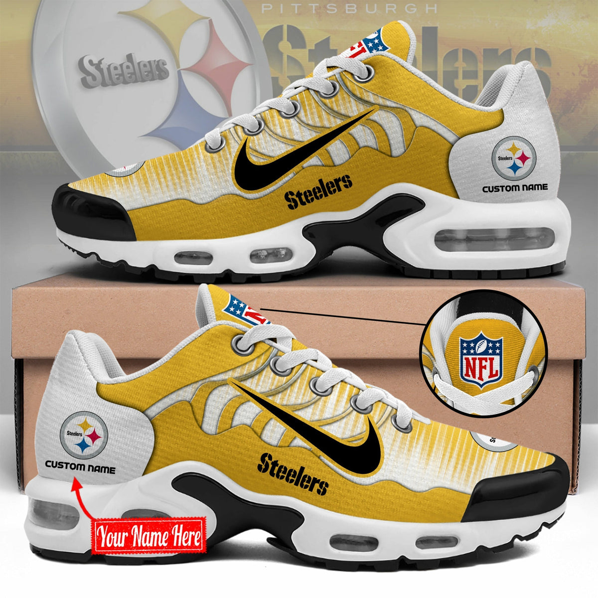 Pittsburgh Steelers 2025 New Shoes