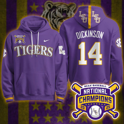 LSU 2025 World Series Champions Limited Hoodie - Stitched
