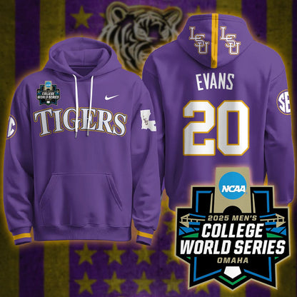 LSU 2025 World Series Limited Hoodie - Stitched