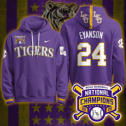LSU 2025 World Series Champions Limited Hoodie - Stitched
