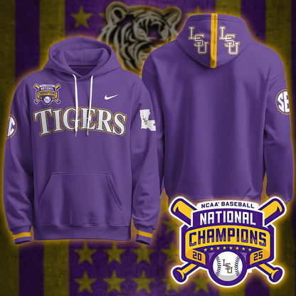 LSU 2025 World Series Champions Limited Hoodie - Stitched
