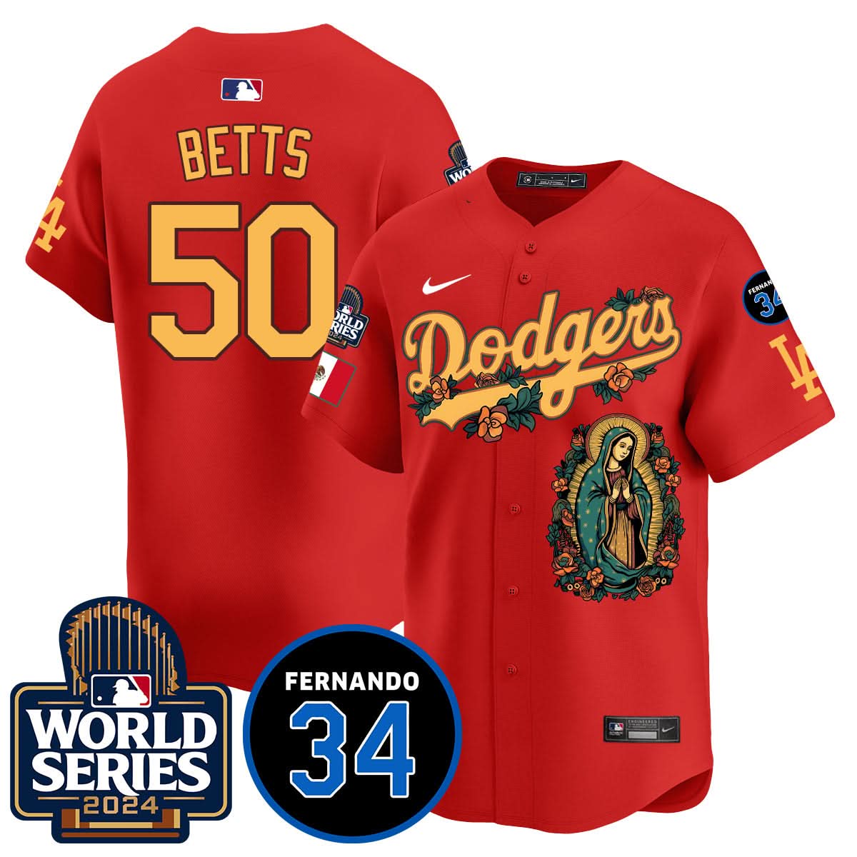 LAD Guadalupe - Fernando Valenzuela Memorial Jersey - Printed