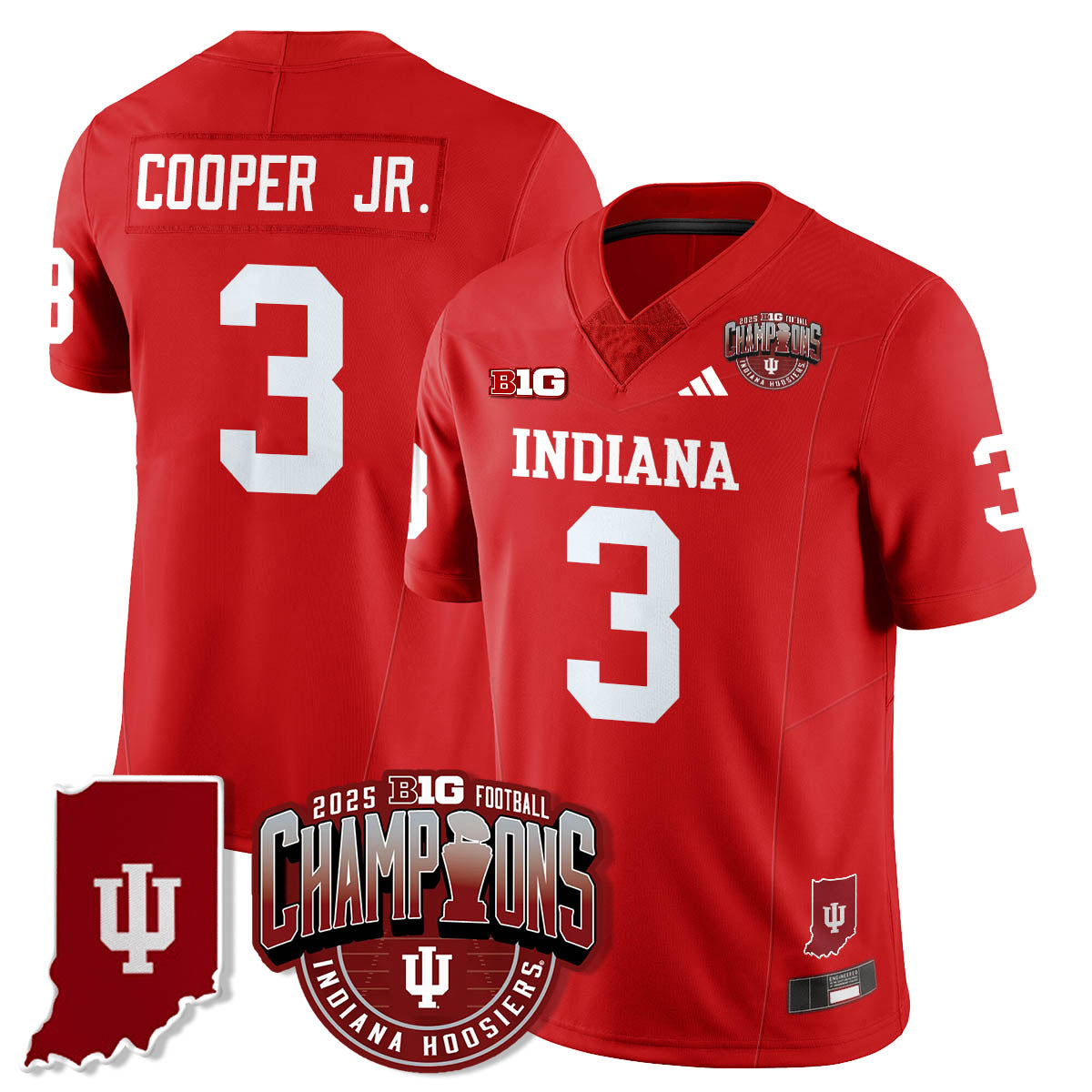 IND Vapor Limited Football Jersey - Big 10 Champions