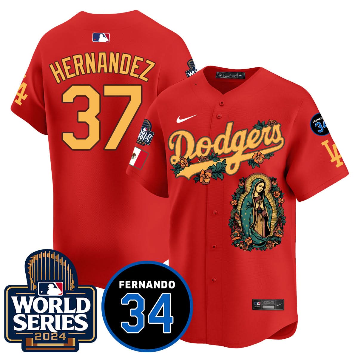 LAD Guadalupe - Fernando Valenzuela Memorial Jersey - Printed