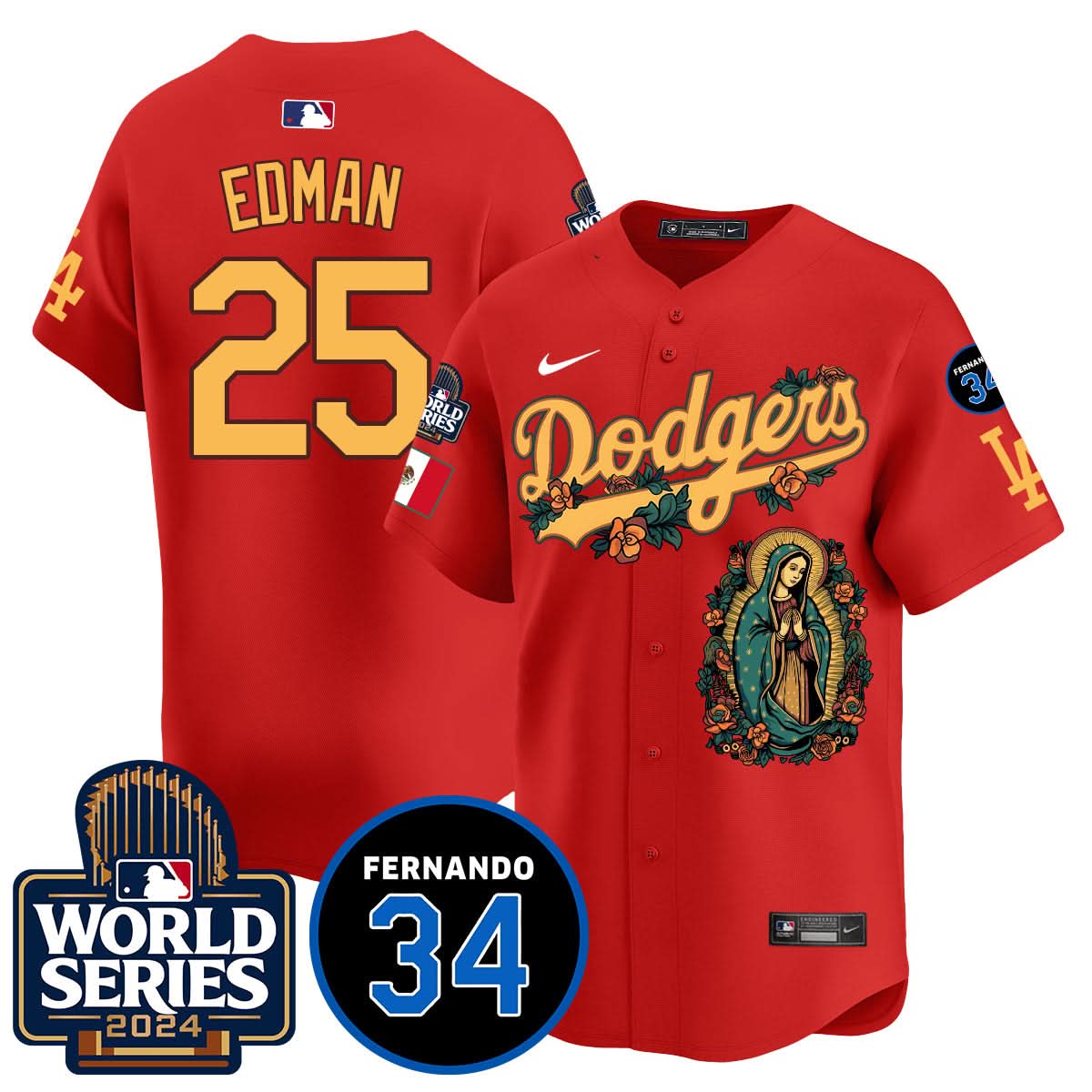 LAD Guadalupe - Fernando Valenzuela Memorial Jersey - Printed