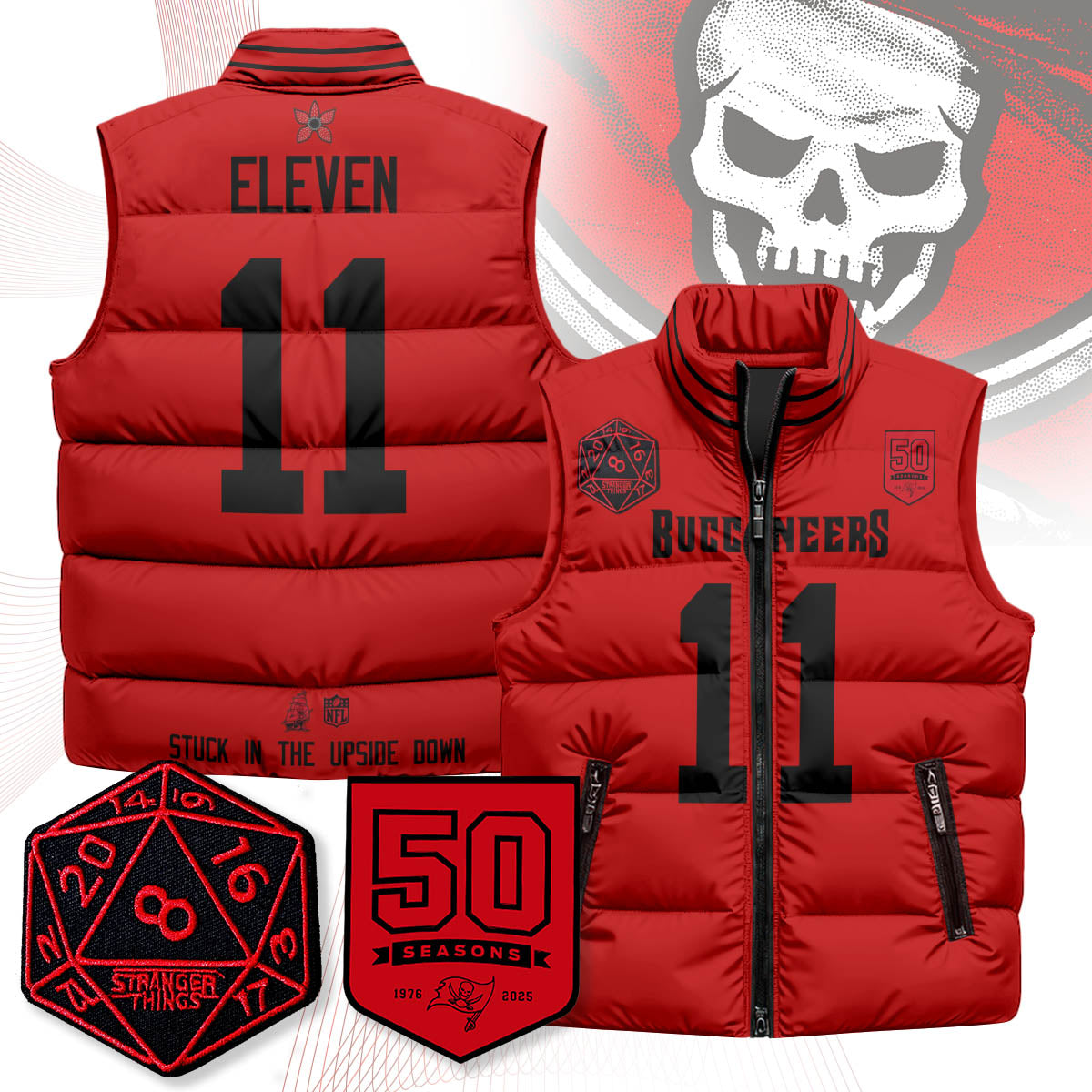 TB 'Stranger Things Edition' Unisex Puffer Vest