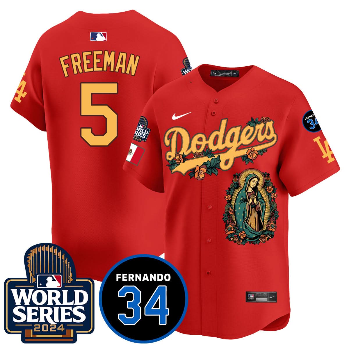 LAD Guadalupe - Fernando Valenzuela Memorial Jersey - Printed