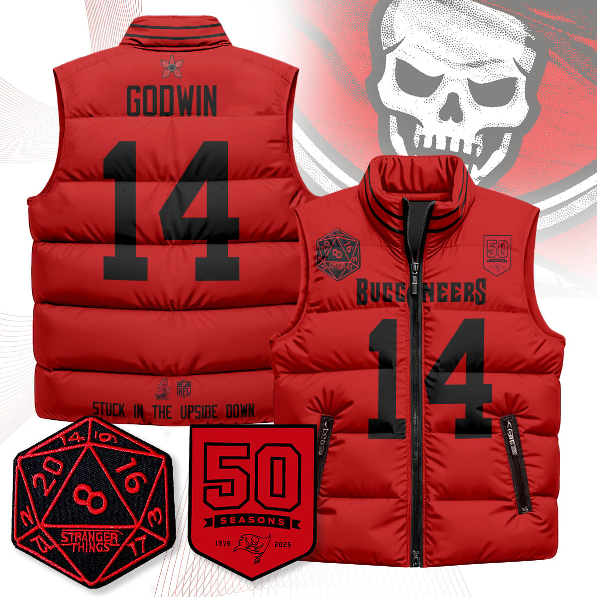 TB 'Stranger Things Edition' Unisex Puffer Vest