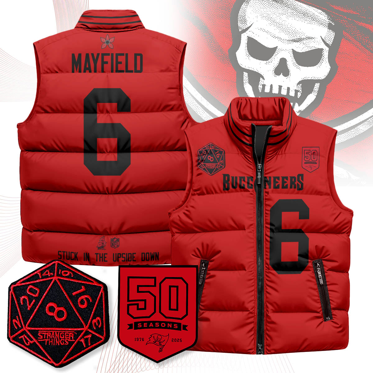 TB 'Stranger Things Edition' Unisex Puffer Vest