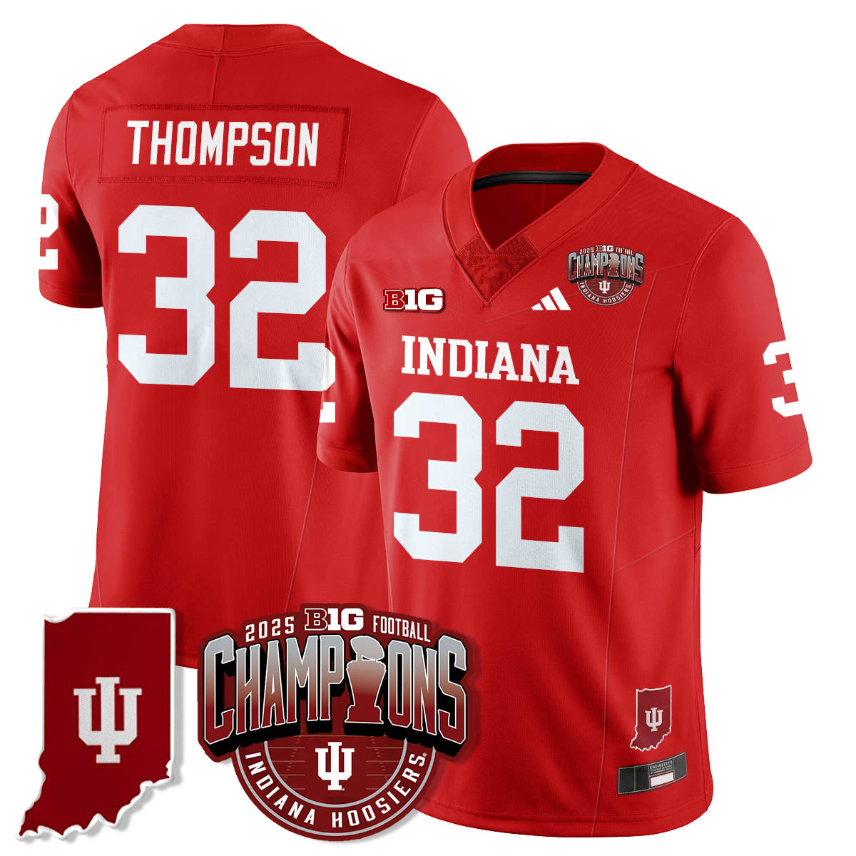 IND Vapor Limited Football Jersey - Big 10 Champions