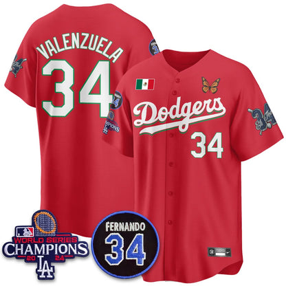 LAD Mexican "For 34" Jersey - Stitched