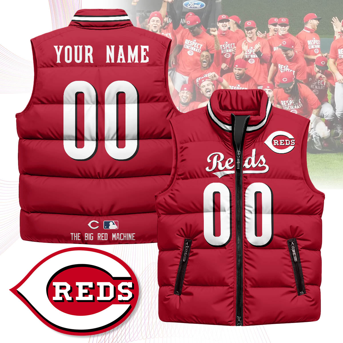 Personalized CR Unisex Puffer Vest