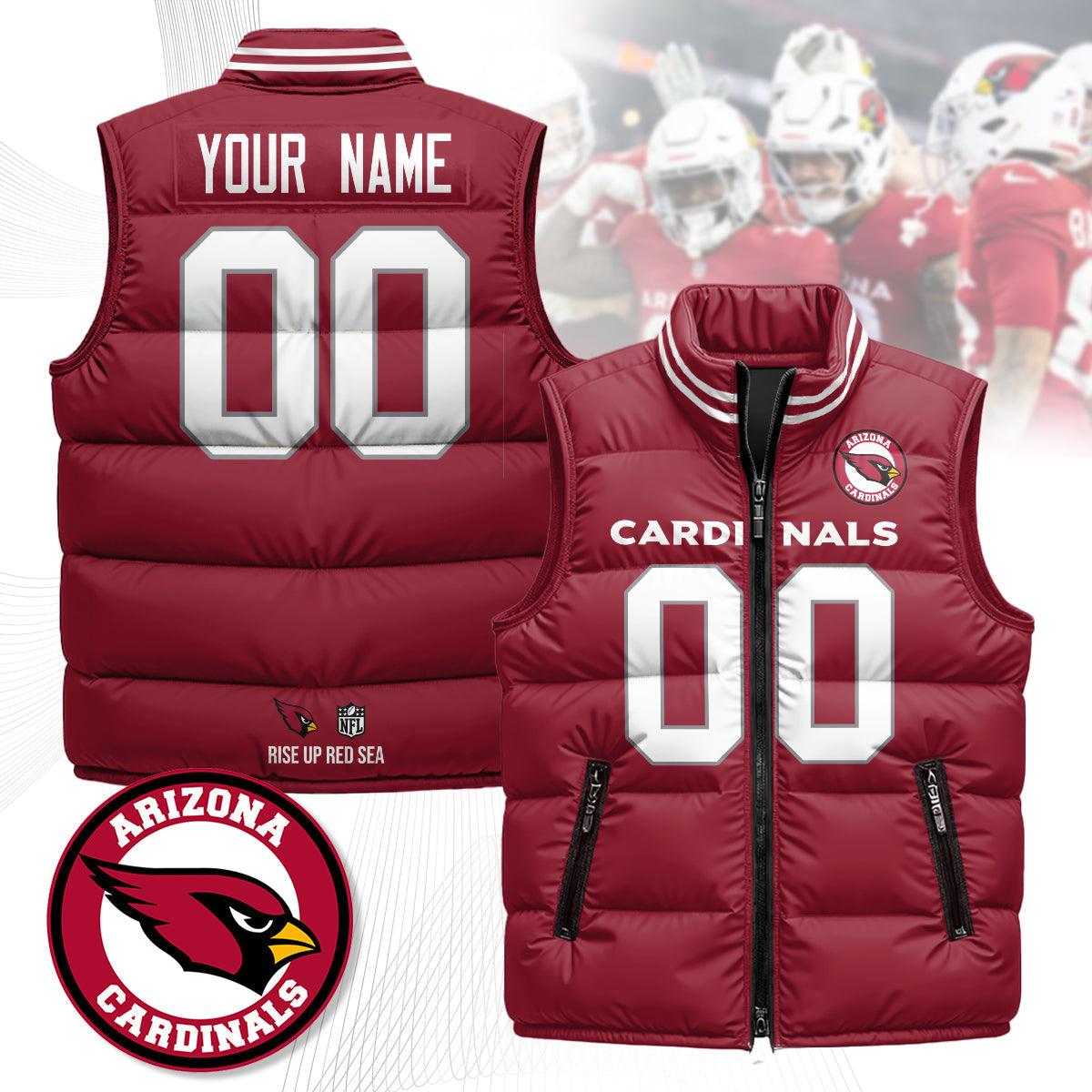 Personalized AC Unisex Puffer Vest