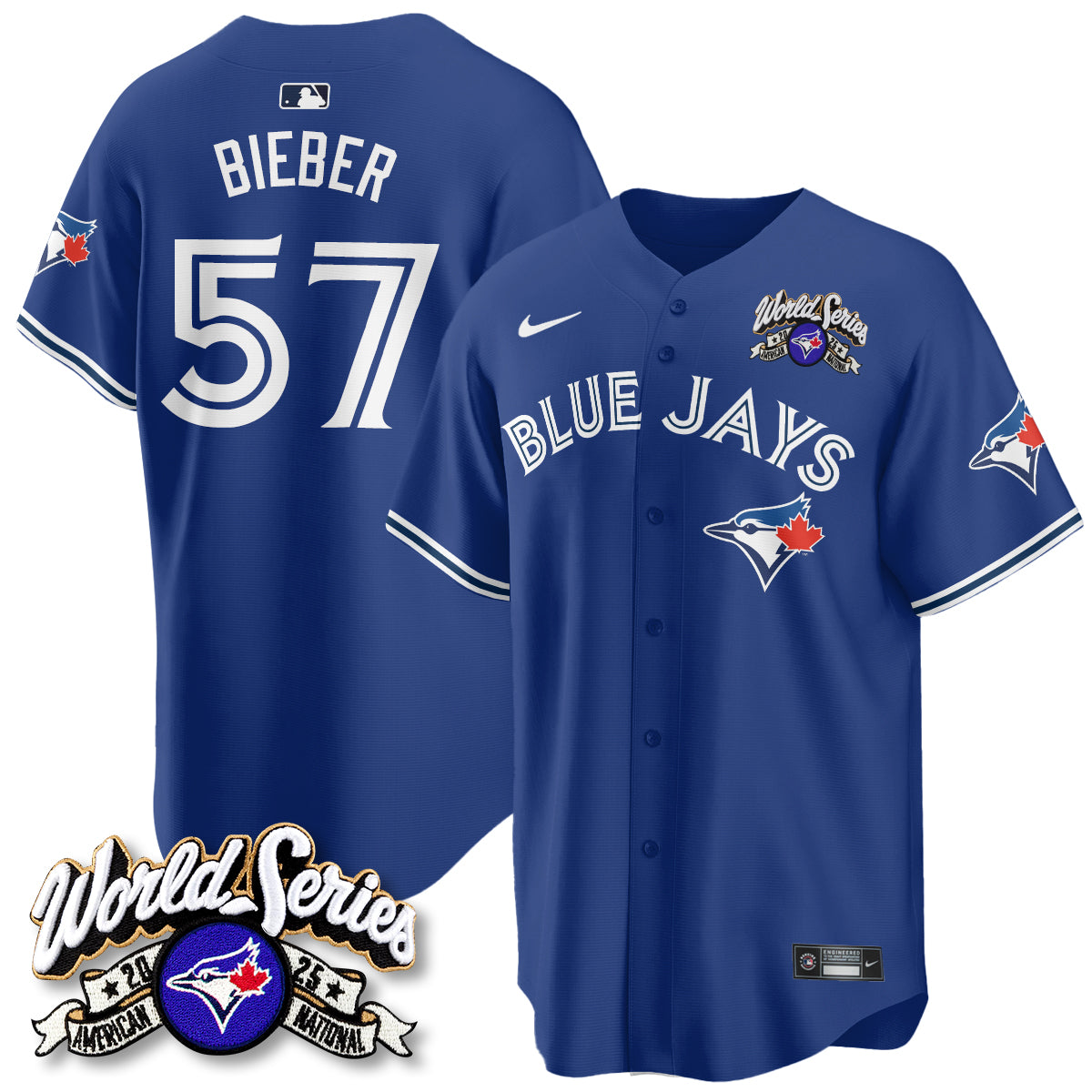 TOR 2025 American League Champions Jersey - Stitched